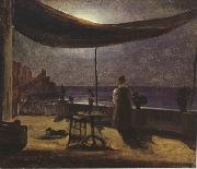 Thomas Fearnley, Moonlight in Amalfi (mk22)